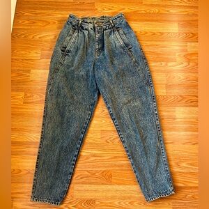 Vintage Rio Jeans High Waisted High Rise Acid Wash Button Fly 90s Y2K Womens 11
